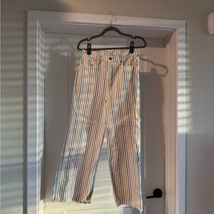 EUC Wrangler Striped Jeans